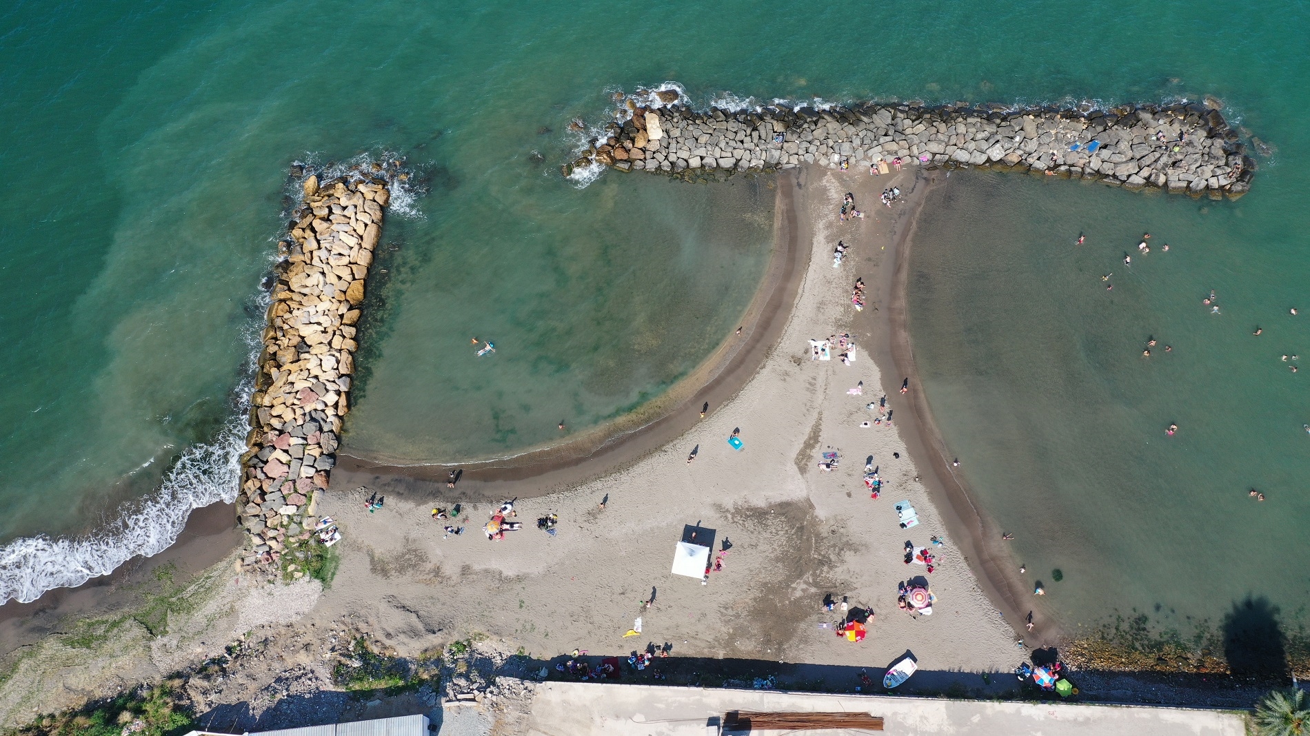 ORDU’DA GÖKDELENİN YIKILDIĞI KUMSAL HALKA AÇILDI